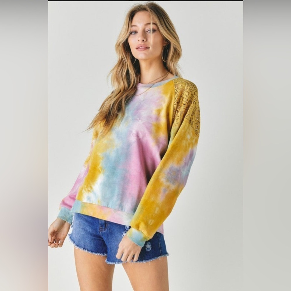 Colorful Tie-Dye Women's Top